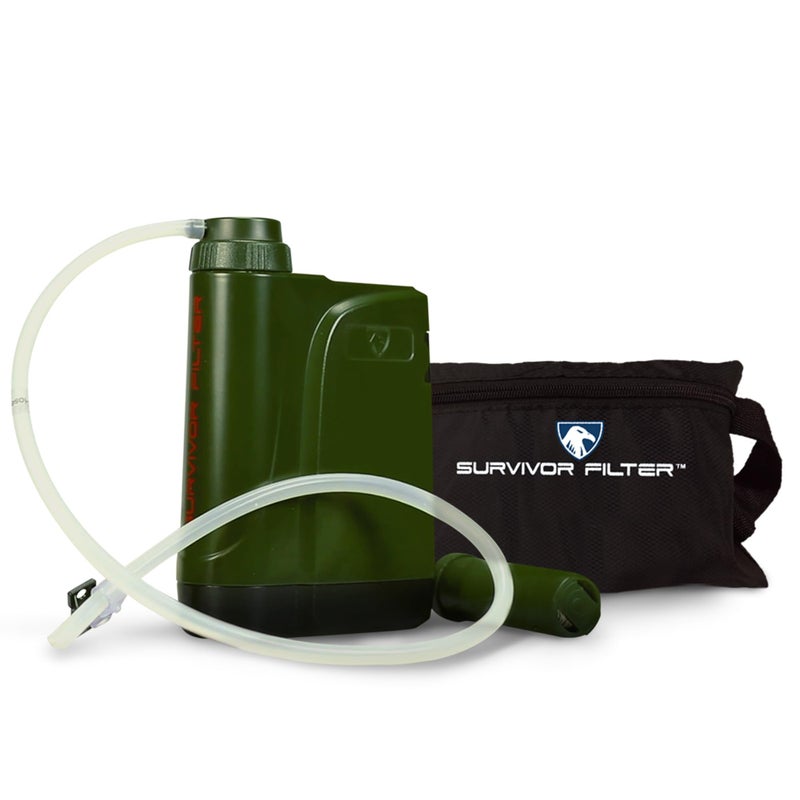 Survivor Filter PRO X - Electric Portable Camping Water Filter - Filters Bacteria, Parasite, Viral - Image 1